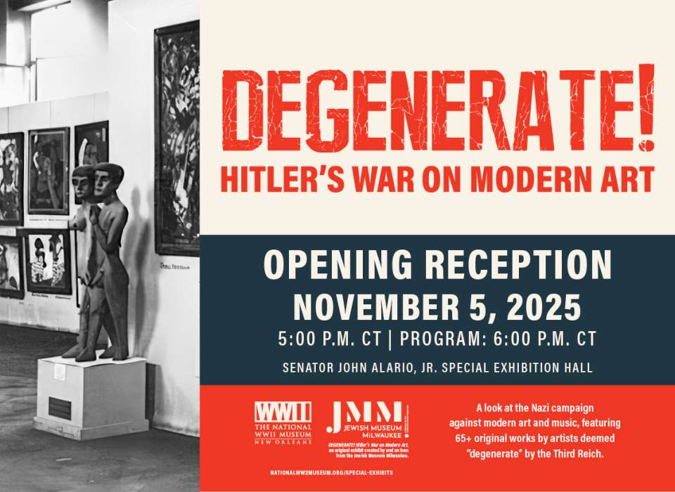 Degenerate! Hitler's War on Modern Art Opening Reception | The
